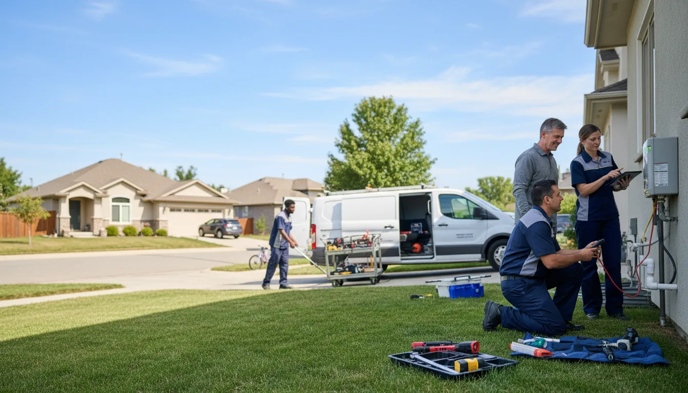 Tankless water heater service in Malvern, IA